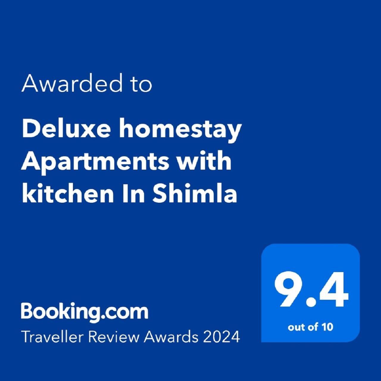 Deluxe Homestay Apartments With Kitchen In Shimla Eksteriør billede